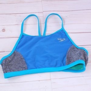 Speedo Girls Bathing Suit Top Size‎ 14 Blue